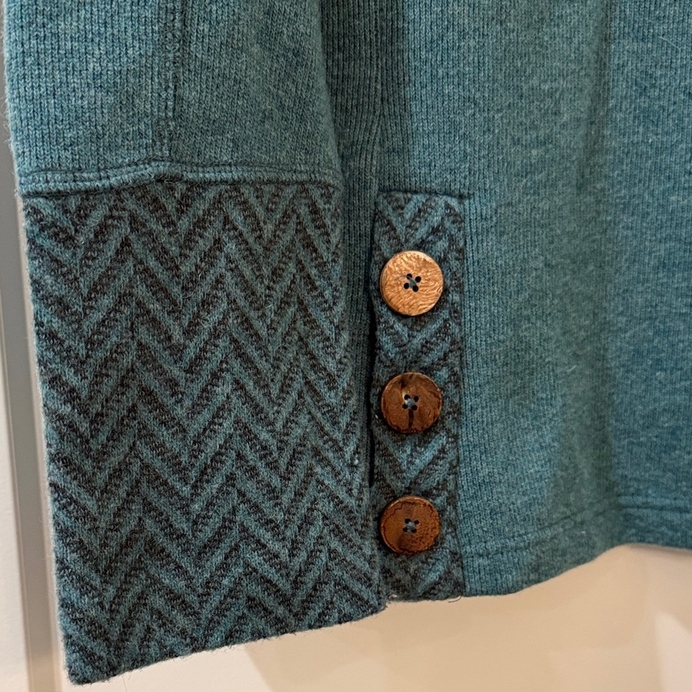 Prana Lucia Balsam Sweater with Asymmetrical Accents, Women’s Large, EUC - Picture 3 of 8